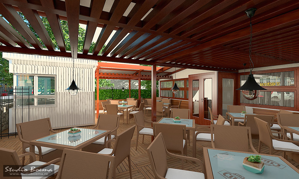 Amenajare terasa Romana Studio Boema