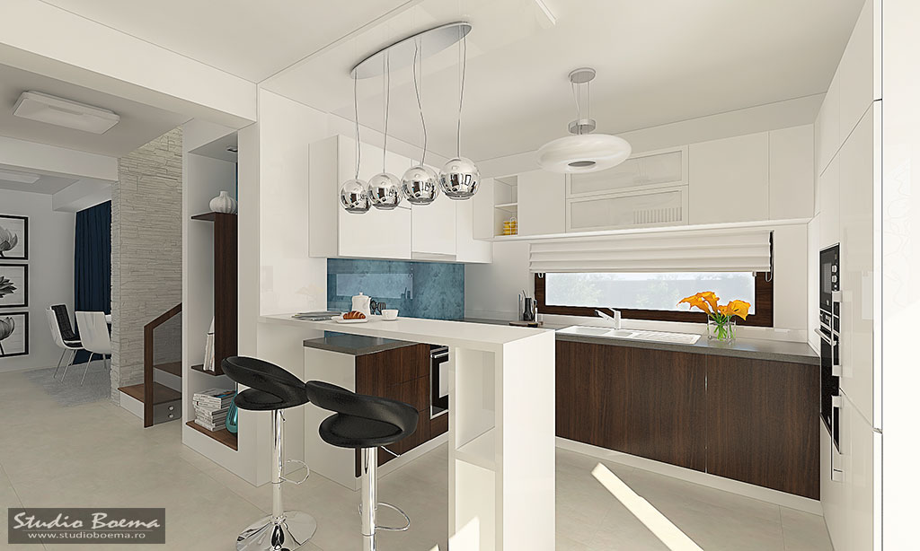 Amenajare interioara vila Dobroesti(parter)