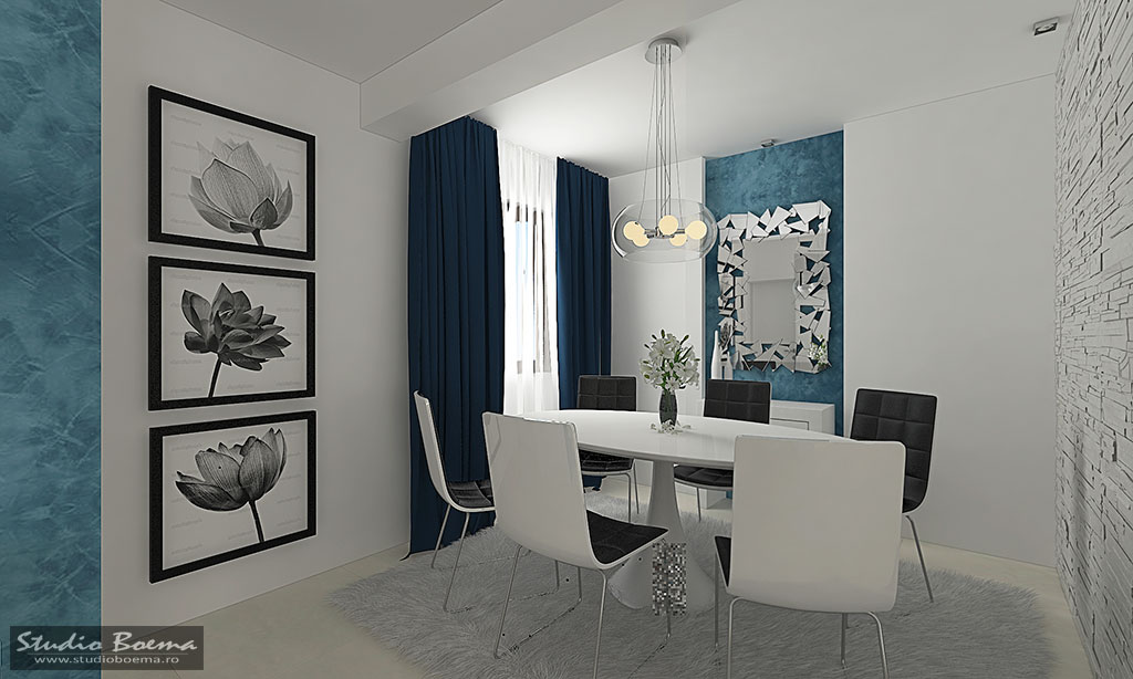 Amenajare interioara vila Dobroesti(parter)