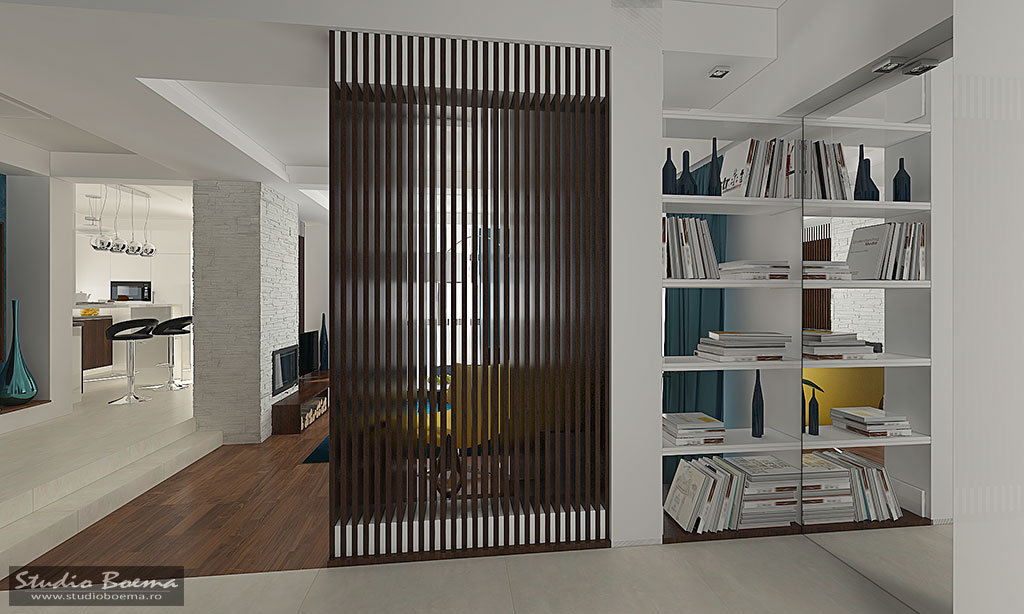 Amenajare interioara vila Dobroesti(parter)