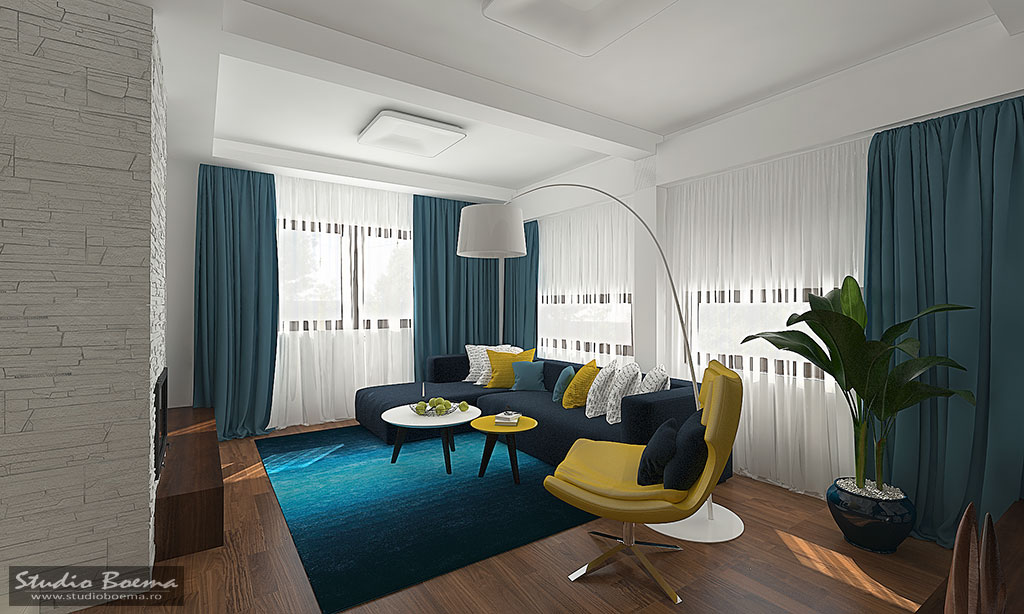 Amenajare interioara vila Dobroesti(parter)